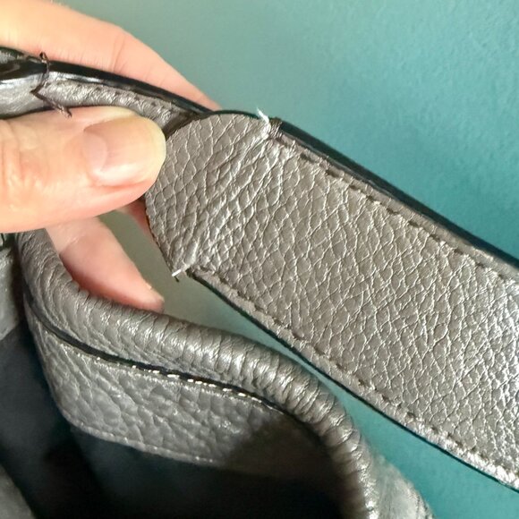 Marc by Marc Jacobs Standard Supply Workwear Leather Gray Slouchy Hobo Bag - Picture 15 of 16